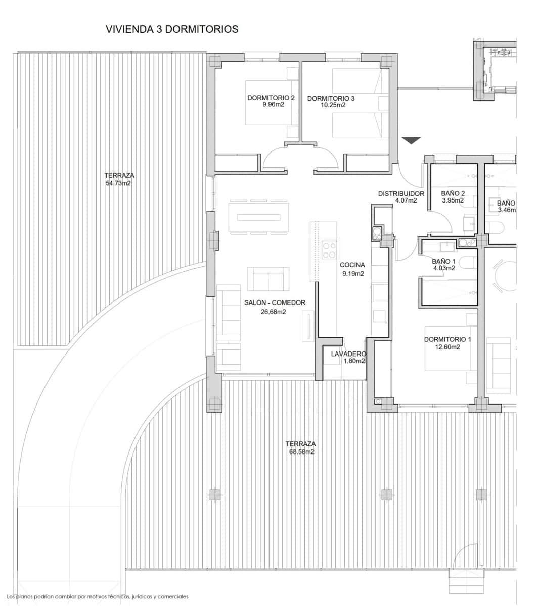 3 camera da letto Appartamento in vendita in Villamartin con piscina garage - 360.000 € (Rif: 9240083)