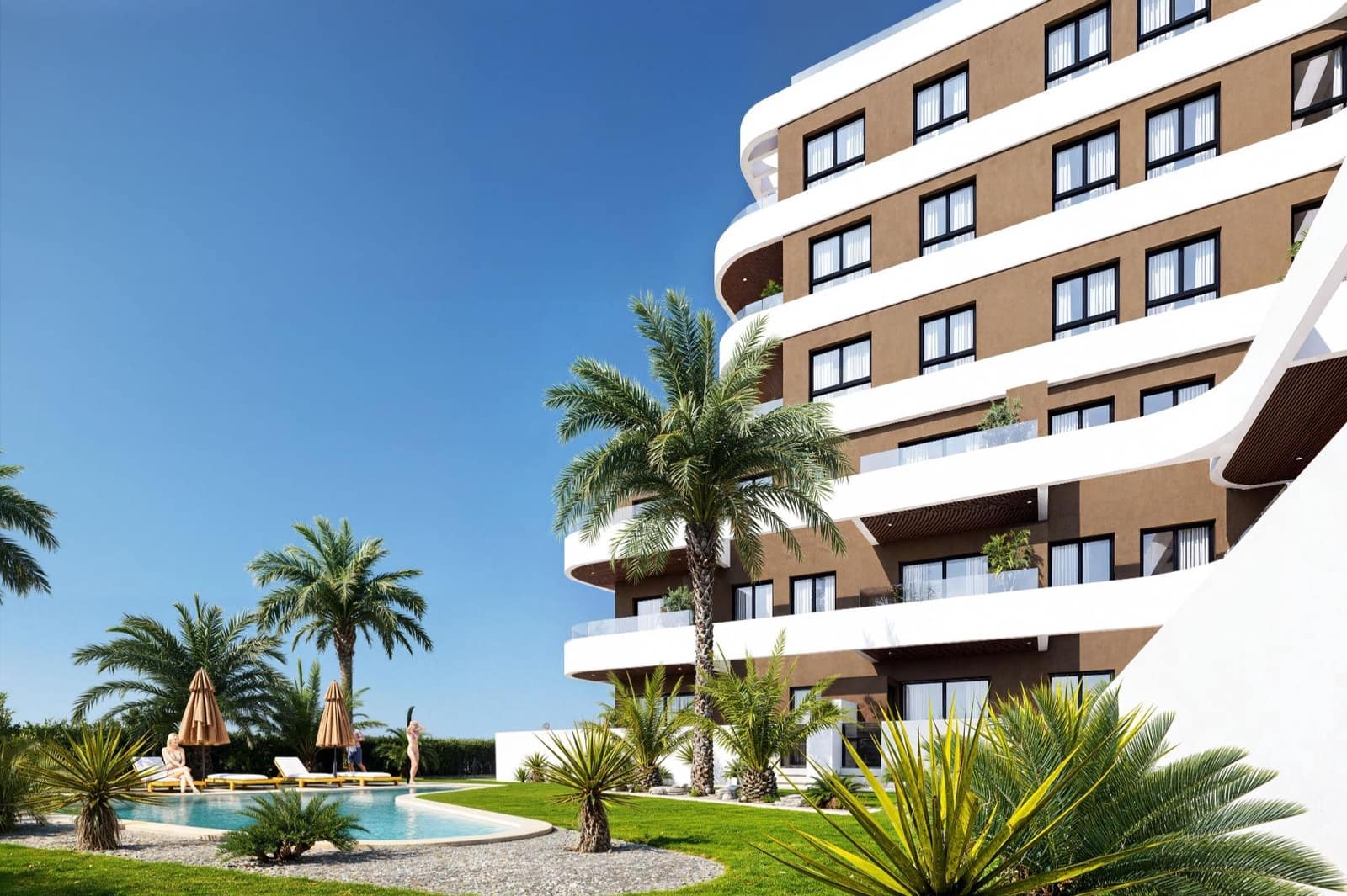 2 bedroom Apartment for sale in Guardamar del Segura with pool - € 290,000 (Ref: 9411129)