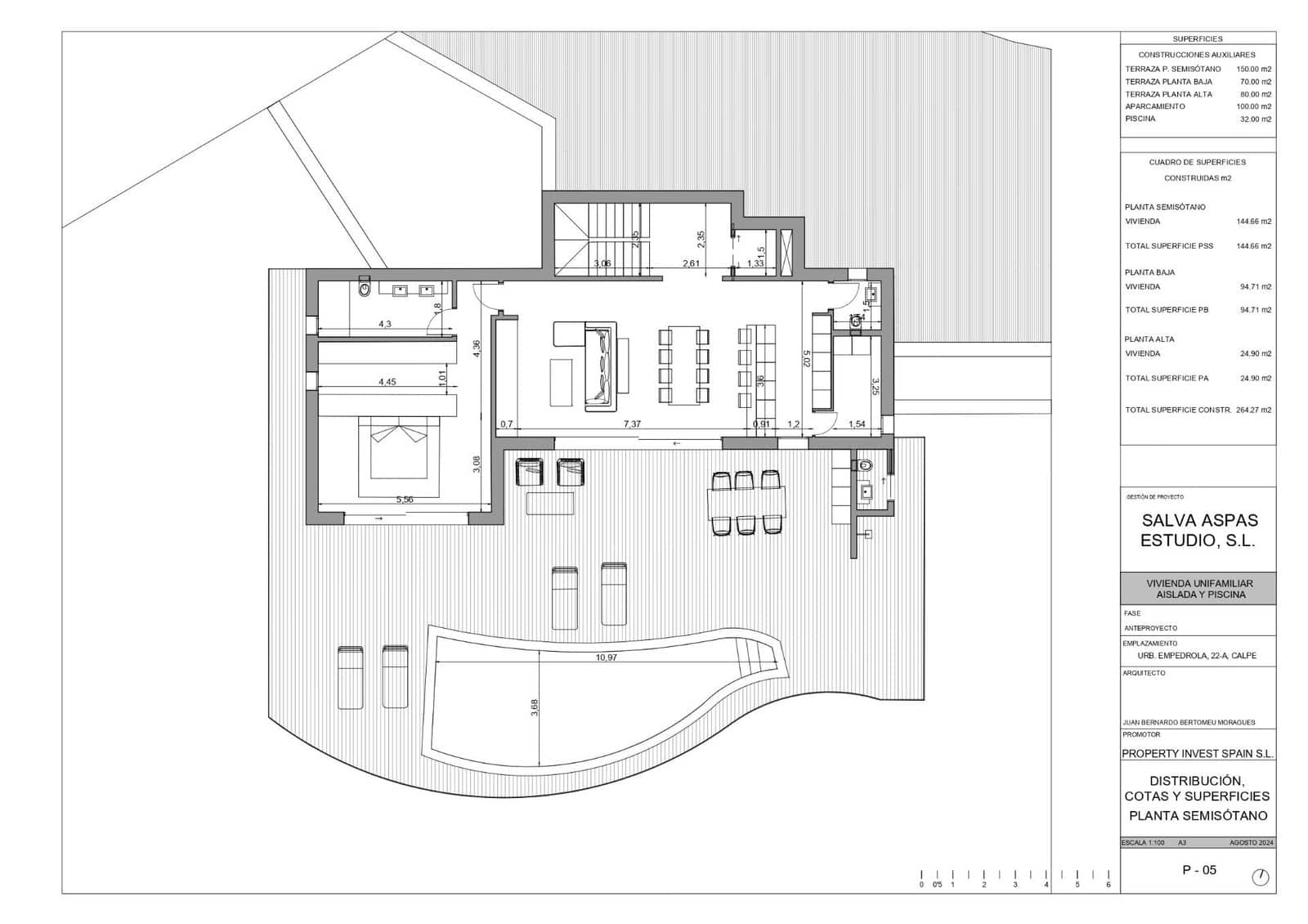 3 bedroom Villa for sale in Calpe / Calp with pool garage - € 1,360,000 (Ref: 8786869)