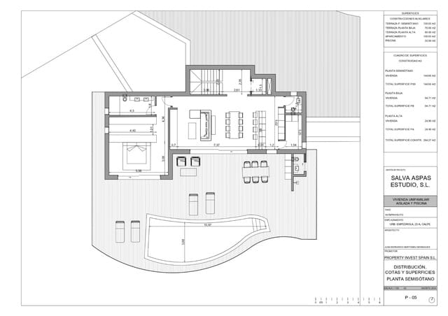 Chalet de 3 habitaciones en Calpe / Calp en venta con piscina garaje - 1.360.000 € (Ref: 8786869)