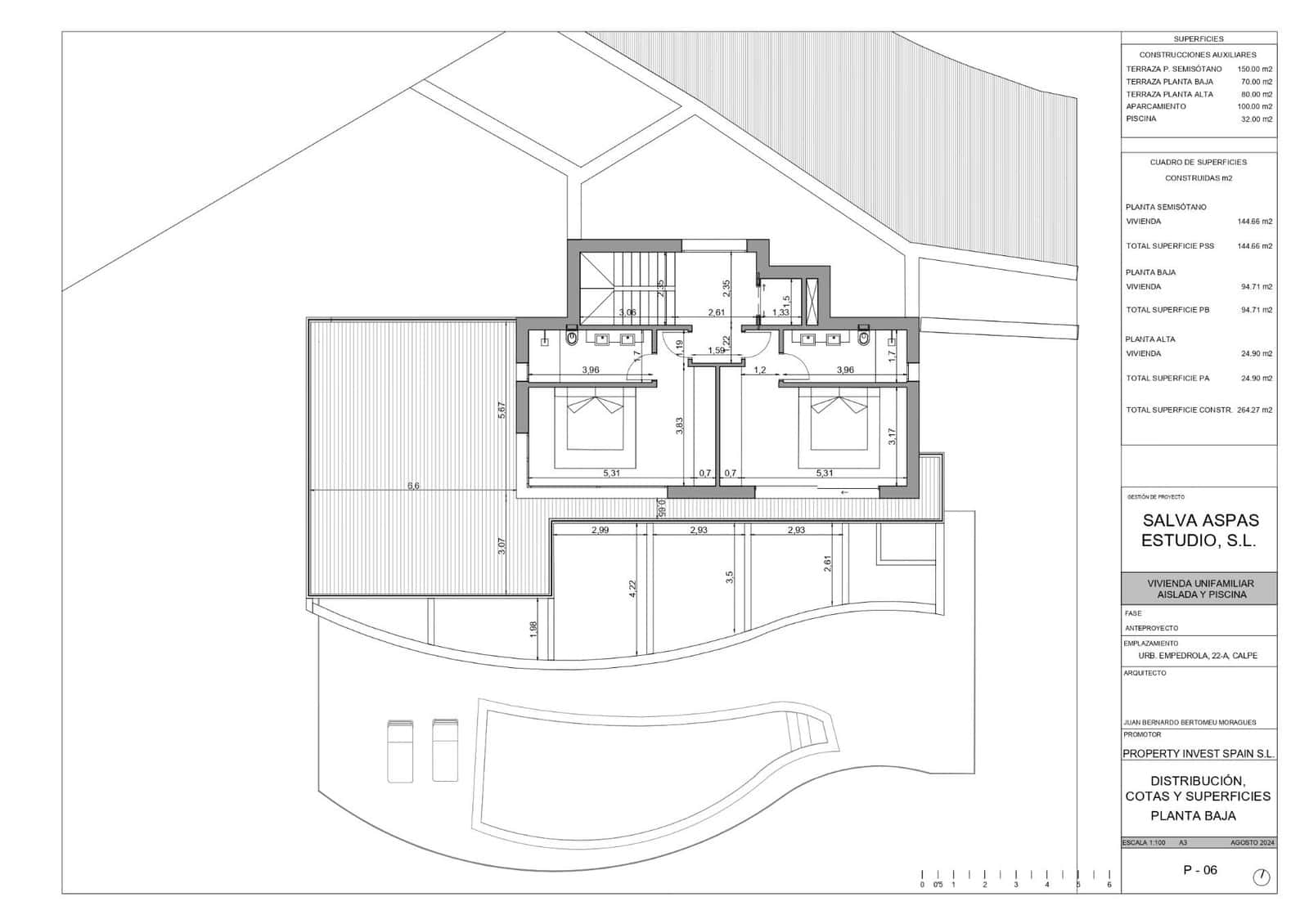 3 bedroom Villa for sale in Calpe / Calp with pool garage - € 1,360,000 (Ref: 8786869)