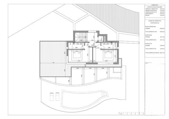 3 soverom Villa til salgs i Calpe / Calp med svømmebasseng garasje - € 1 360 000 (Ref: 8786869)