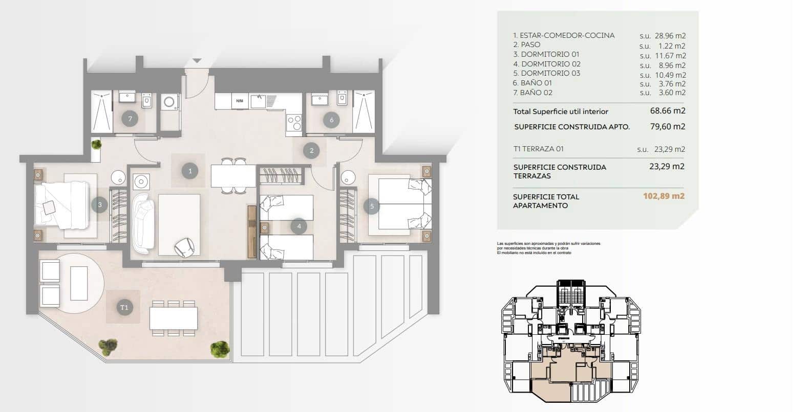 3 bedroom Apartment for sale in Calpe / Calp with pool - € 532,000 (Ref: 8999280)