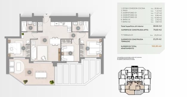 3 makuuhuone Huoneisto myytävänä paikassa Calpe / Calp mukana uima-altaan - 532 000 € (Ref: 8999280)
