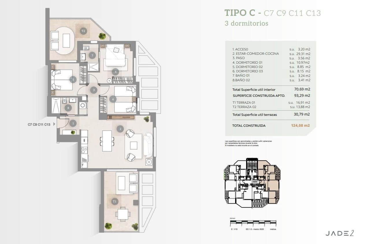 3 bedroom Apartment for sale in Calpe / Calp with pool - € 582,000 (Ref: 9001303)