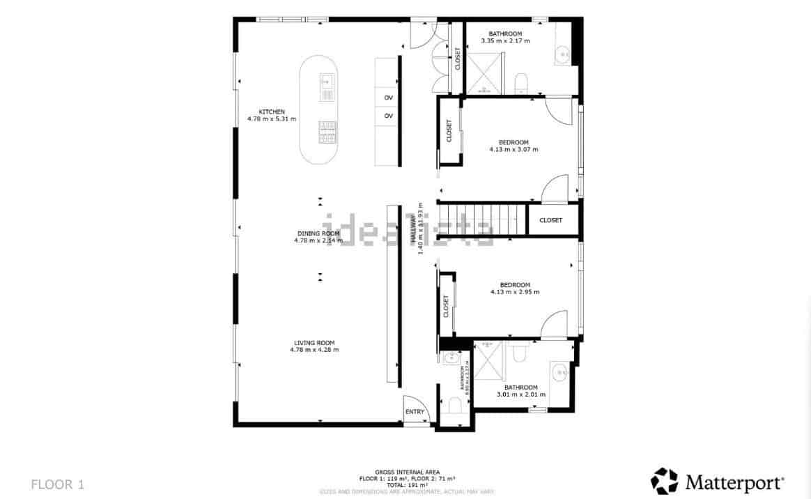 4 makuuhuone Huvila myytävänä paikassa Calpe / Calp mukana uima-altaan 
autotalli - 1 370 000 € (Ref: 9468603)