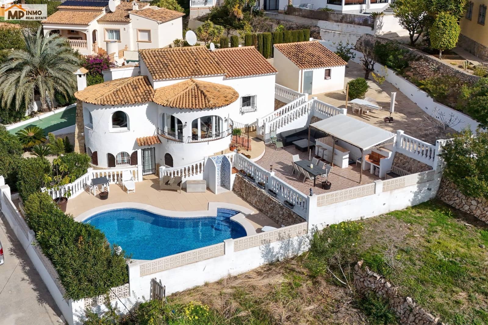 Chalet de 4 habitaciones en Calpe / Calp en venta con piscina garaje - 525.000 € (Ref: 9630325)