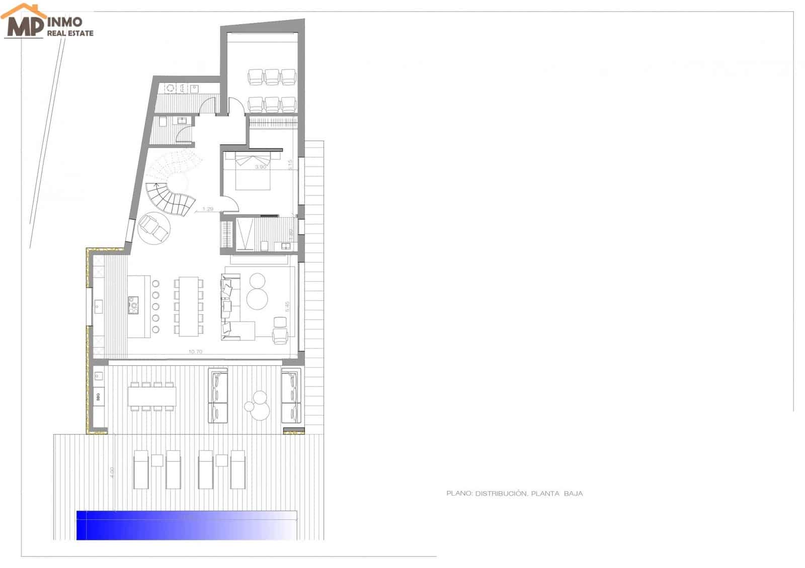 4 makuuhuone Huvila myytävänä paikassa Moraira mukana uima-altaan 
autotalli - 2 300 000 € (Ref: 9652231)