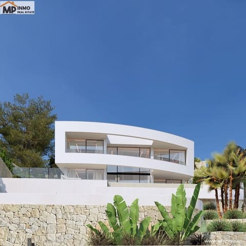 4 sypialnia Willa na sprzedaż w Calpe / Calp z basenem garażem - 2 200 000 € (Ref: 9652232)