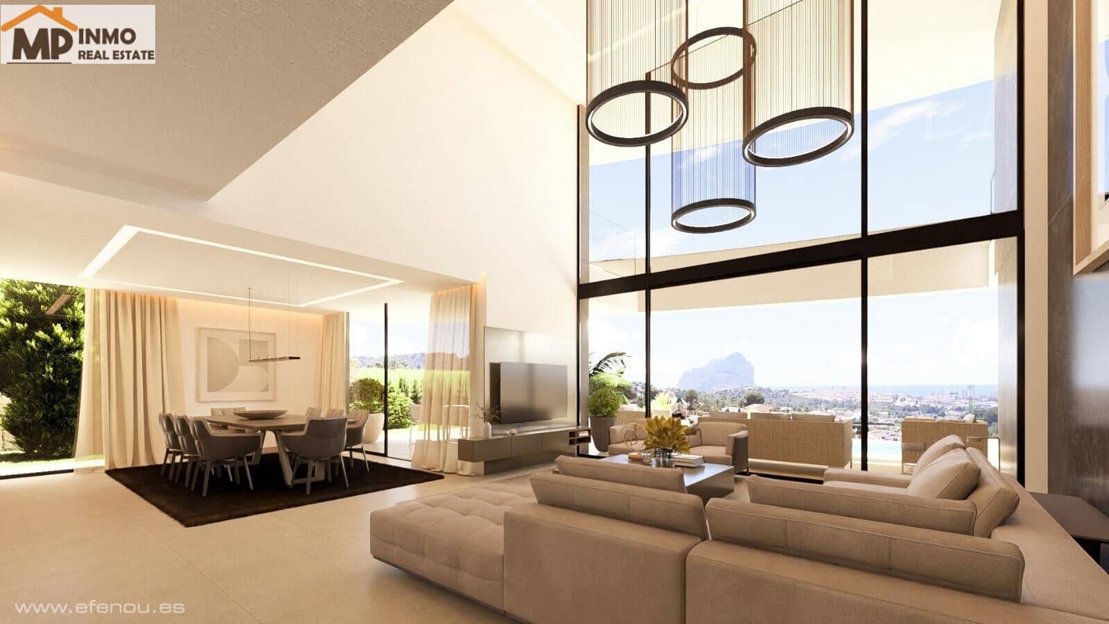 4 sypialnia Willa na sprzedaż w Calpe / Calp z basenem garażem - 2 200 000 € (Ref: 9652232)