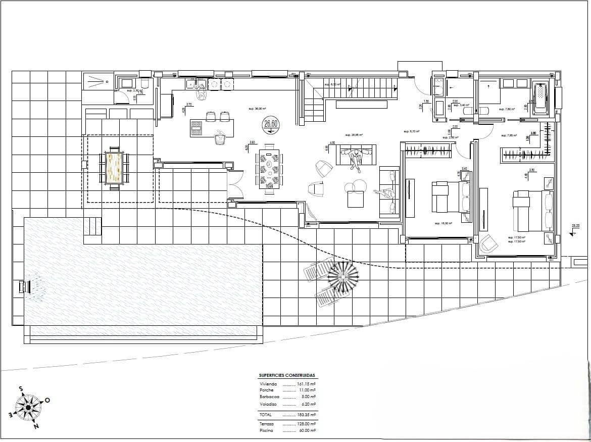 4 camera da letto Villa in vendita in Benissa con piscina - 3.195.000 € (Rif: 9652235)