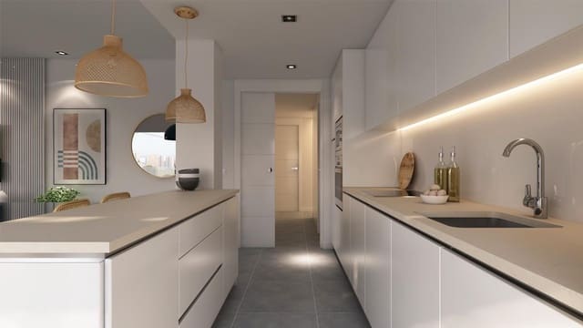 Piso de 2 habitaciones en Balcón de Finestrat - Terra Marina, Finestrat en venta con piscina garaje - 440.000 € (Ref: 4825177)