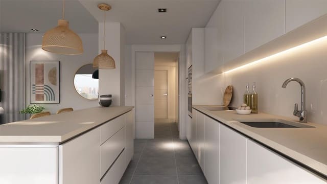 Piso de 2 habitaciones en Balcón de Finestrat - Terra Marina, Finestrat en venta con piscina garaje - 440.000 € (Ref: 4825177)