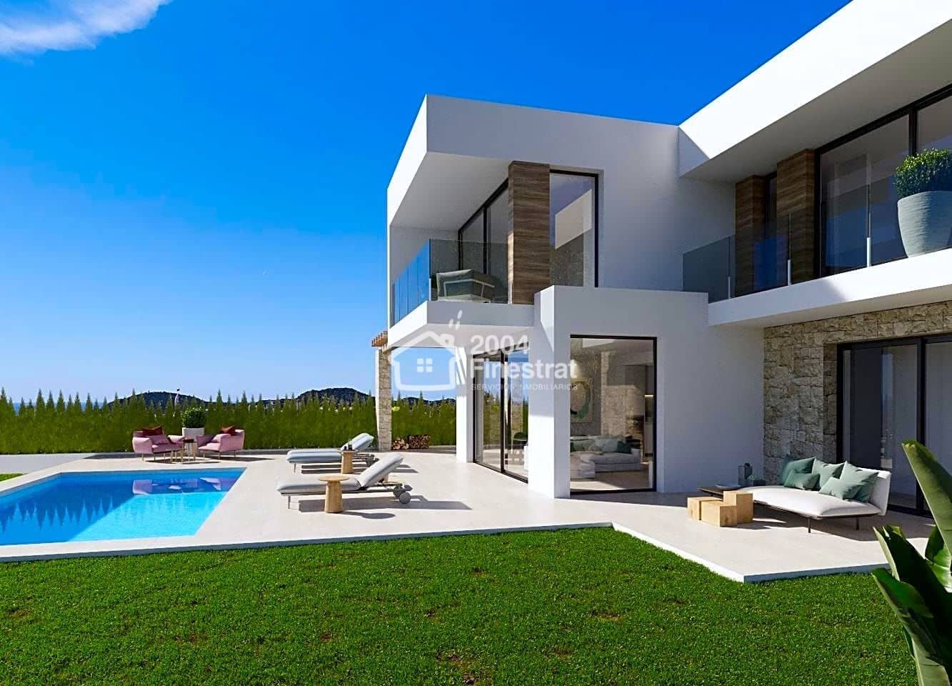 3 sypialnia Willa na sprzedaż w Finestrat z basenem garażem - 1 145 000 € (Ref: 6693112)