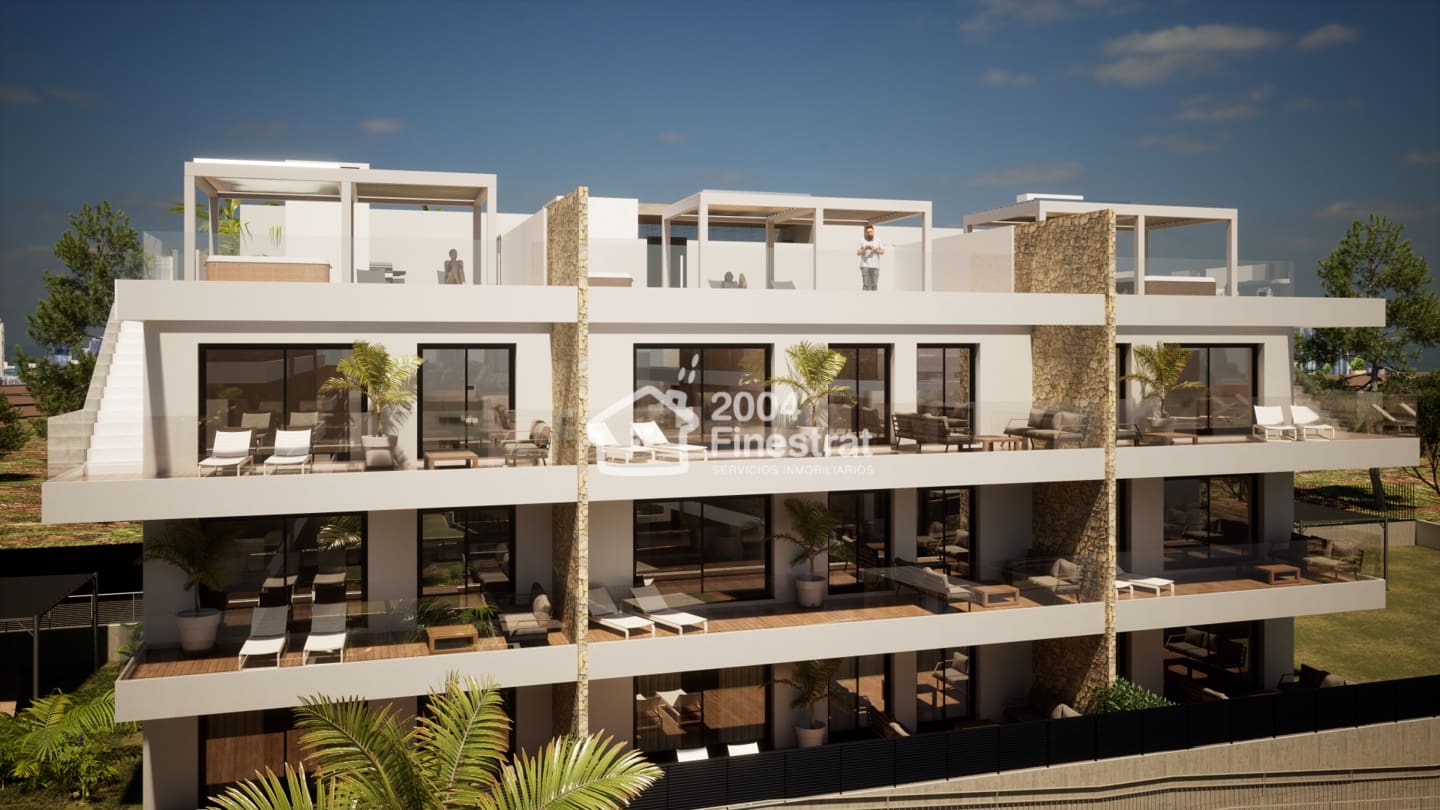 2 soveværelse Lejlighed til salg i Finestrat med swimmingpool garage - € 275.000 (Ref: 7644771)