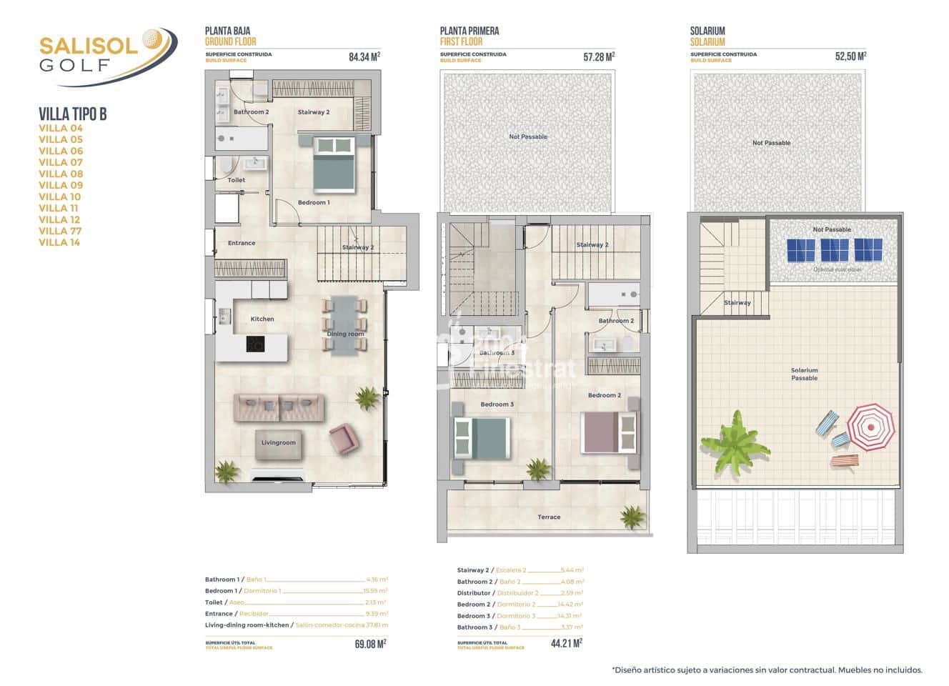 Chalet de 3 habitaciones en Finestrat en venta con piscina garaje - 565.000 € (Ref: 8479612)