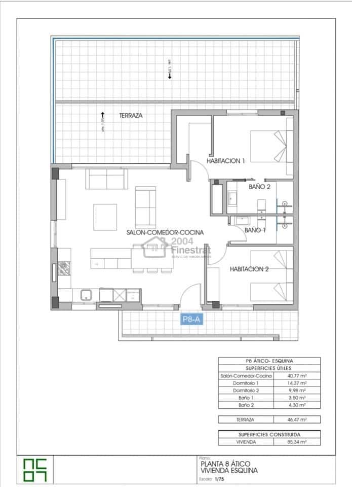 2 Zimmer Wohnung zu verkaufen in La Villajoyosa / Vila Joiosa mit Pool Garage - 349.000 € (Ref: 8951010)