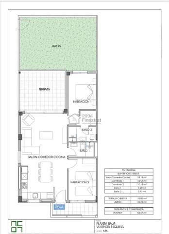 2 Zimmer Wohnung zu verkaufen in La Cala de Villajoyosa, La Villajoyosa / Vila Joiosa mit Pool Garage - 349.000 € (Ref: 8951010)