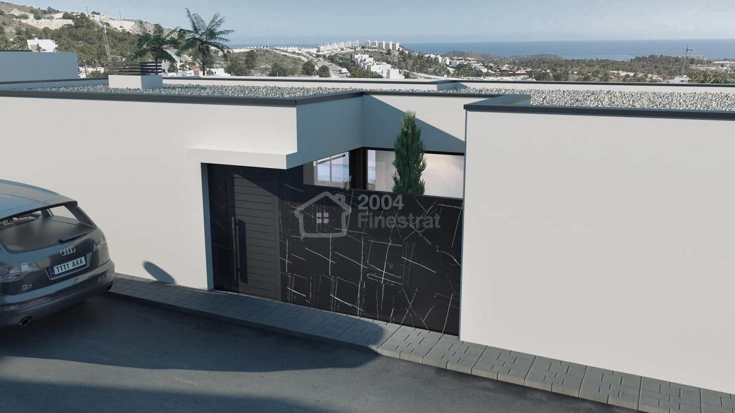 3 makuuhuone Huvila myytävänä paikassa Finestrat mukana uima-altaan 
autotalli - 630 000 € (Ref: 9761508)