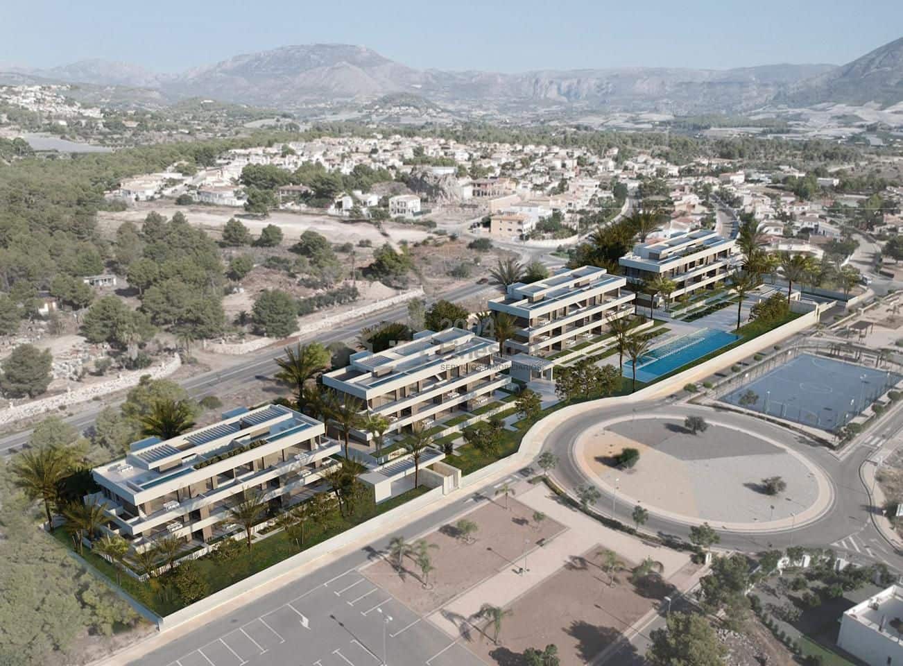 2 soveværelse Lejlighed til salg i La Nucia med swimmingpool - € 388.300 (Ref: 9761509)