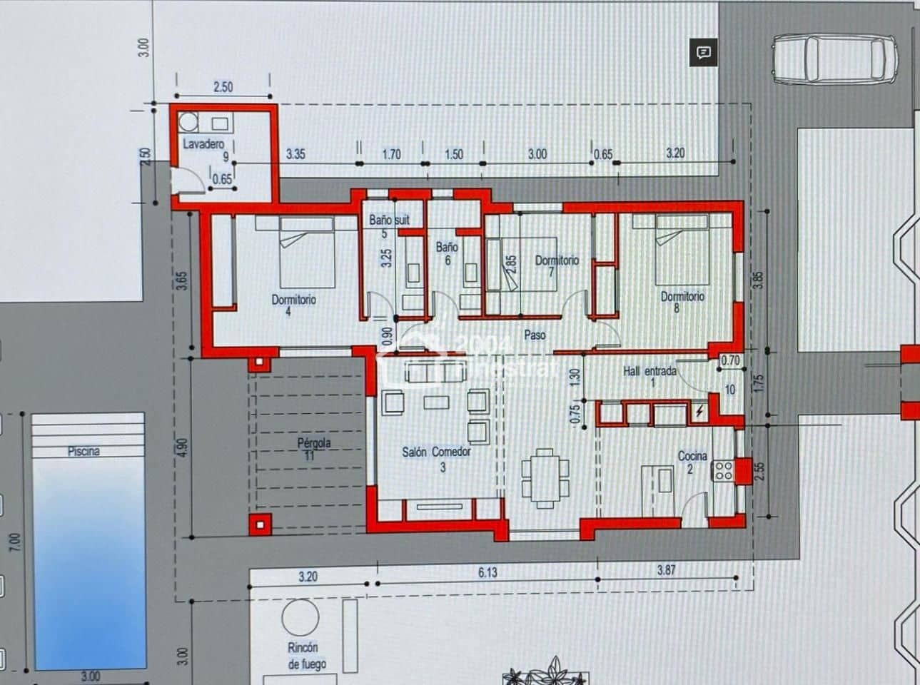3 soveværelse Villa til salg i Alfaz del Pi / L'Alfas del Pi med swimmingpool garage - € 398.000 (Ref: 9761575)