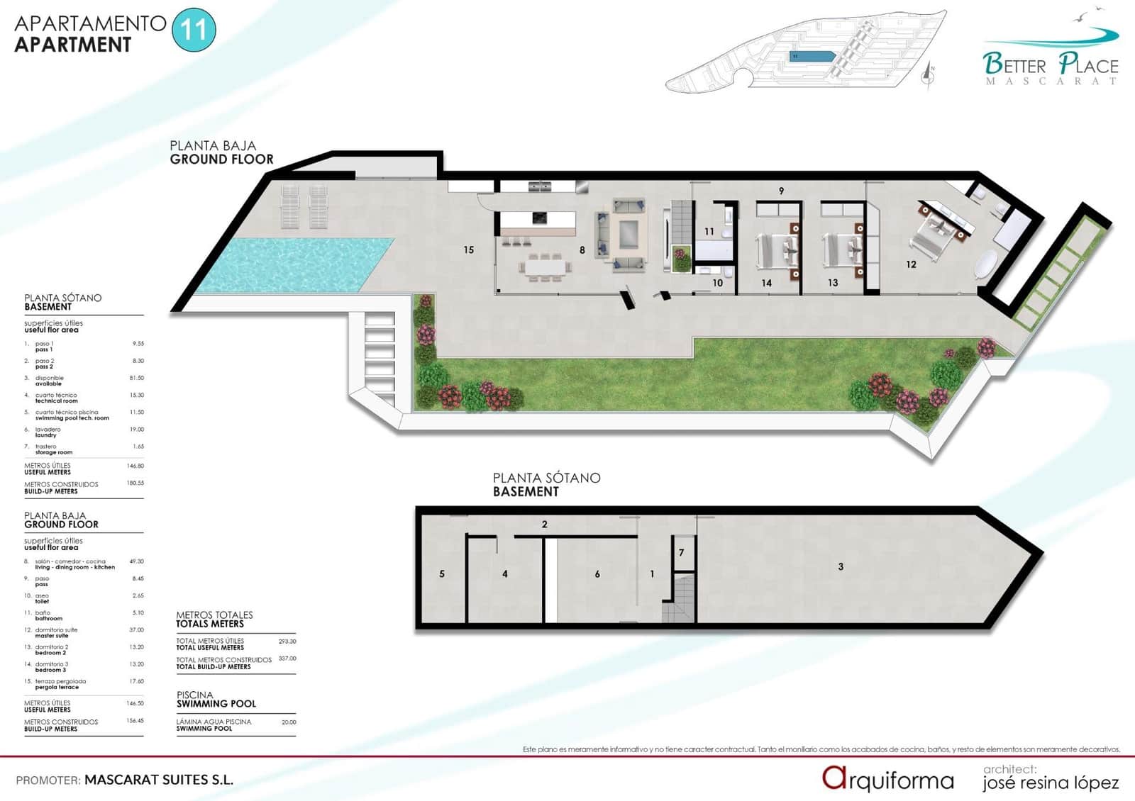 3 sovrum Lägenhet till salu i Calpe / Calp med pool - 1 300 000 € (Ref: 9406936)