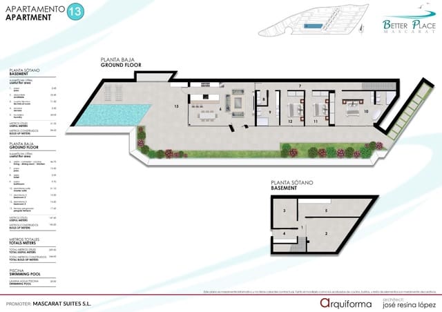 3 bedroom Apartment for sale in Maryvilla, Calpe / Calp with pool - € 1,200,000 (Ref: 9406940)