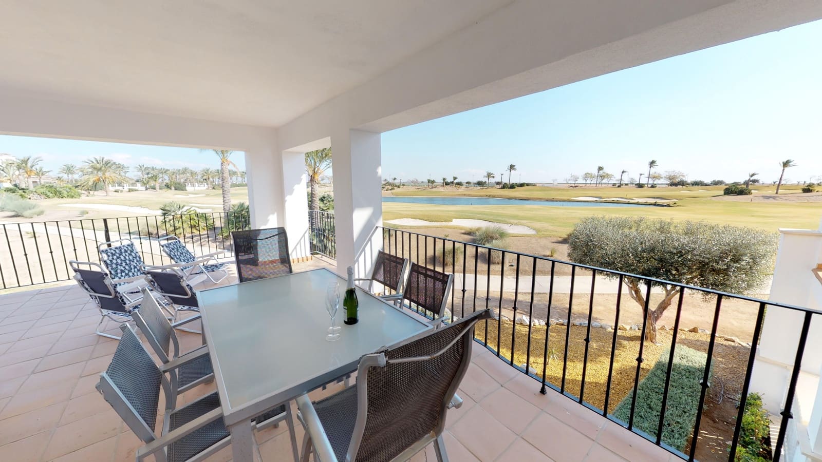 2 sypialnia Apartament do wynajęcia w Roldan z basenem garażem - 1 175 € (Ref: 6528515)