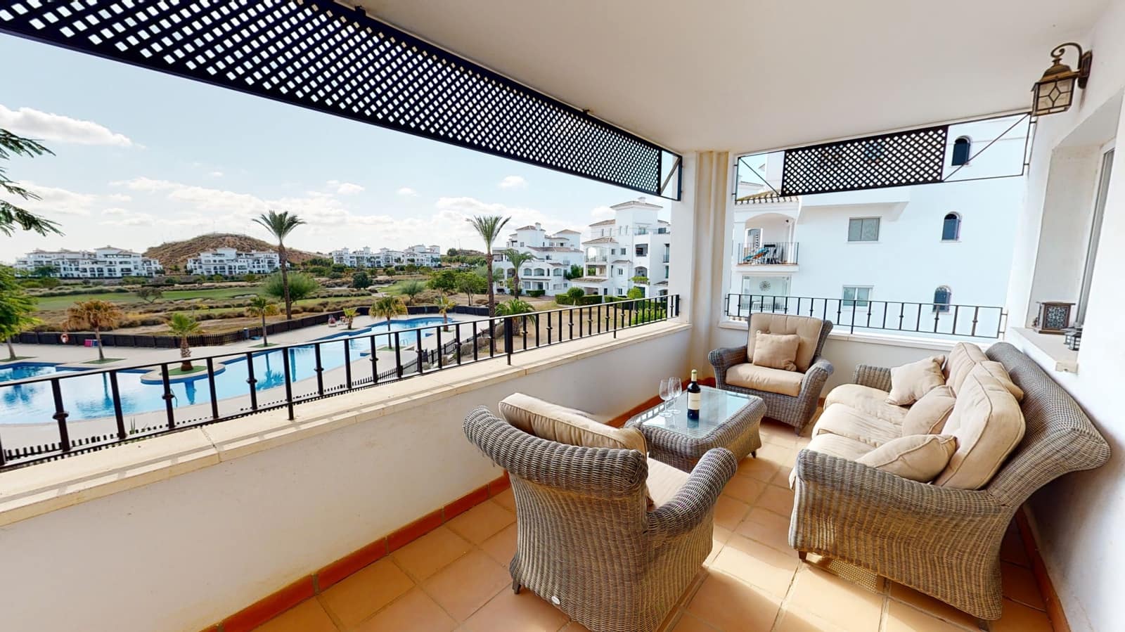 2 makuuhuone Huoneisto vuokrattavana paikassa Hacienda Riquelme mukana uima-altaan 
autotalli - 1 100 € (Ref: 7155461)