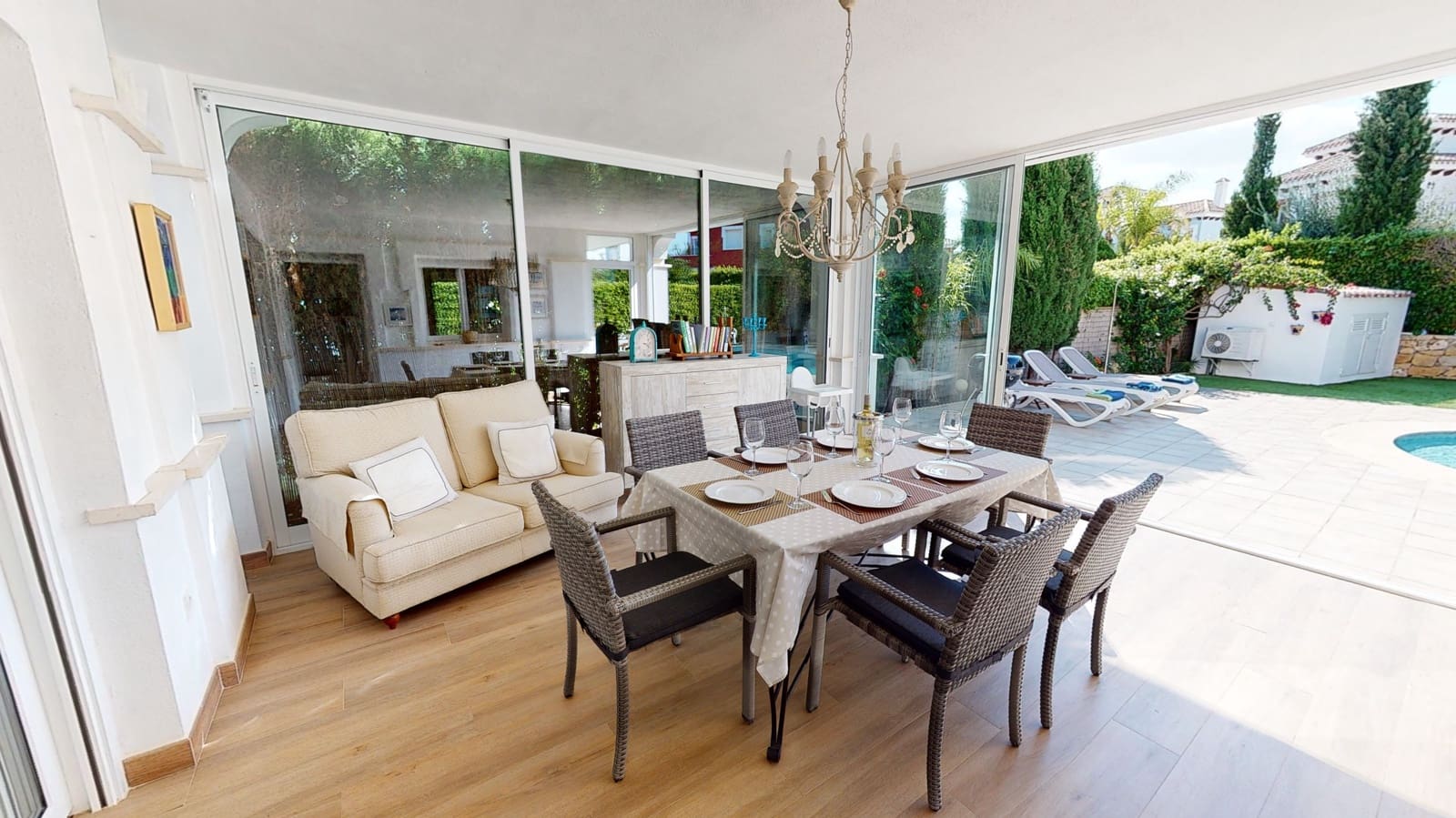 3 soveværelse Villa til leje i Mar Menor Golf Resort med swimmingpool garage - € 1.850 (Ref: 7223360)