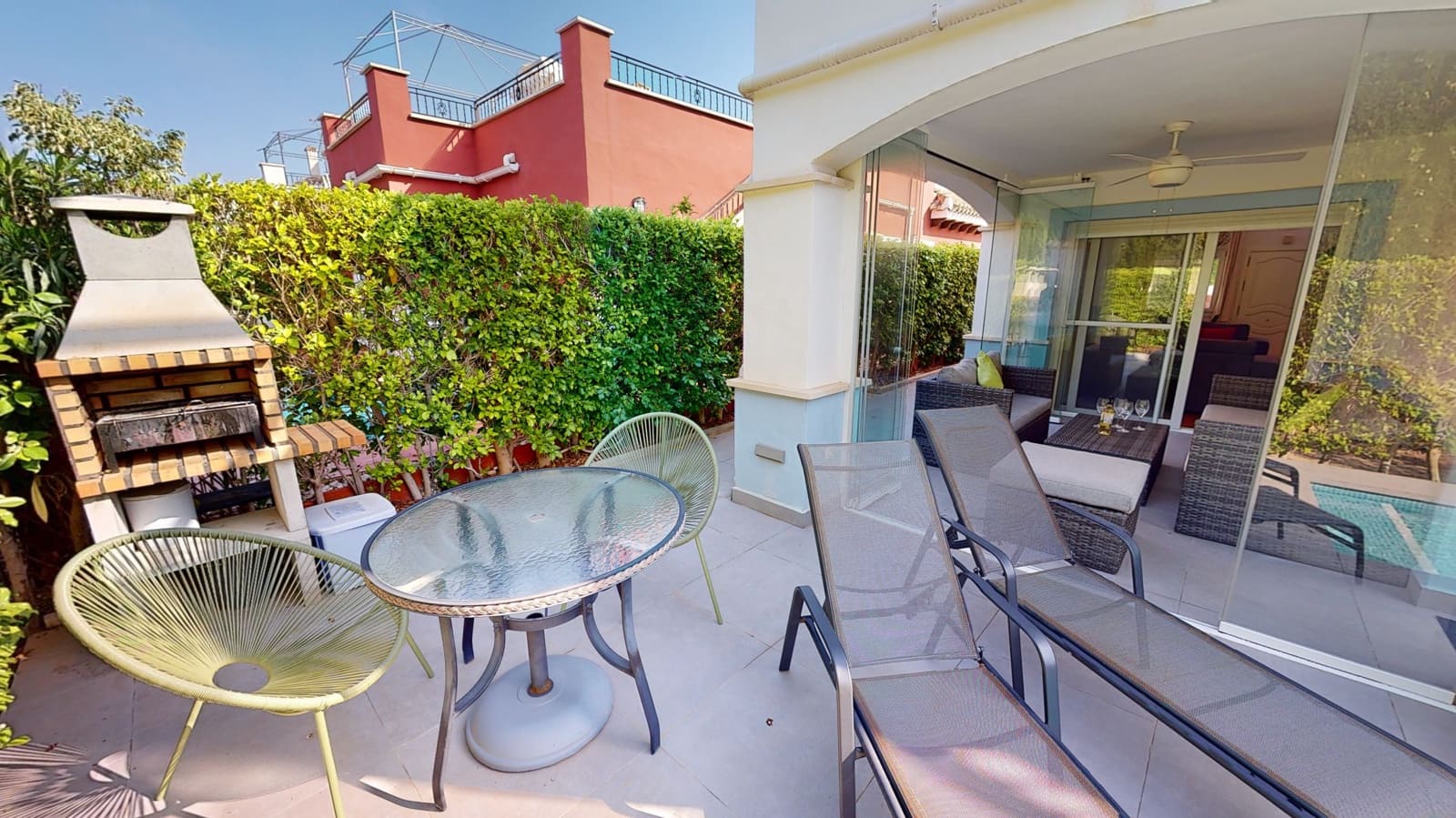 2 soveværelse Villa til leje i Mar Menor Golf Resort med swimmingpool garage - € 1.600 (Ref: 7223414)