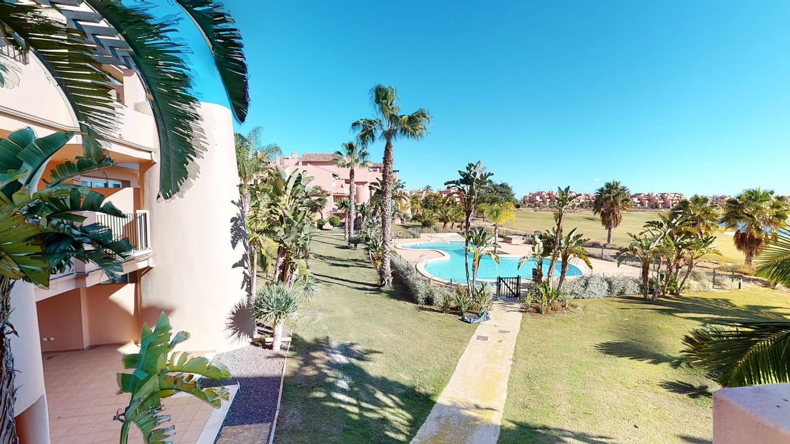 3 soveværelse Lejlighed til leje i Mar Menor Golf Resort med swimmingpool garage - € 1.500 (Ref: 7523273)