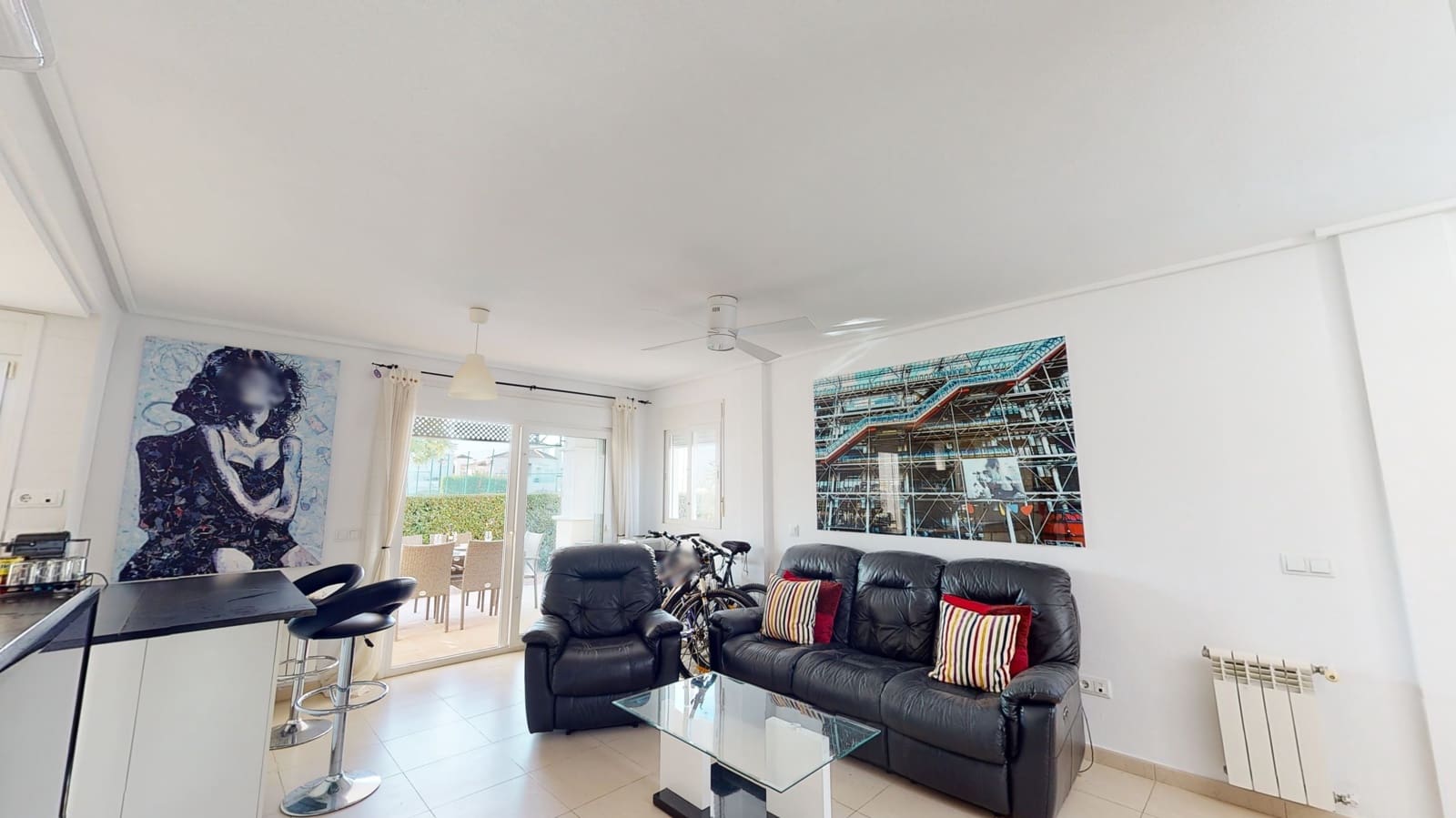 2 soveværelse Byhus til leje i Roldan med swimmingpool garage - € 1.200 (Ref: 8126793)