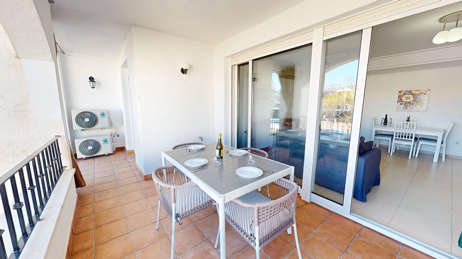 2 soveværelse Lejlighed til leje i Roldan med swimmingpool garage - € 1.175 (Ref: 8126965)