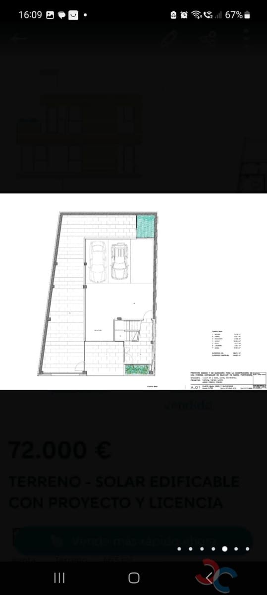 Tontti myytävänä paikassa Marin - 72 000 € (Ref: 7449616)