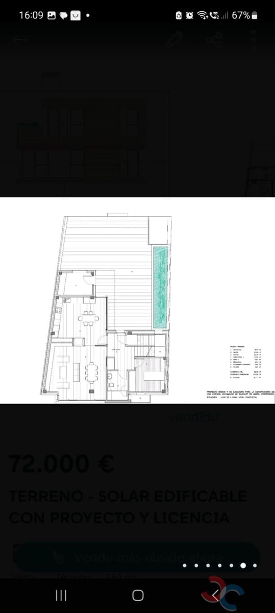 Tontti myytävänä paikassa Marin - 72 000 € (Ref: 7449616)