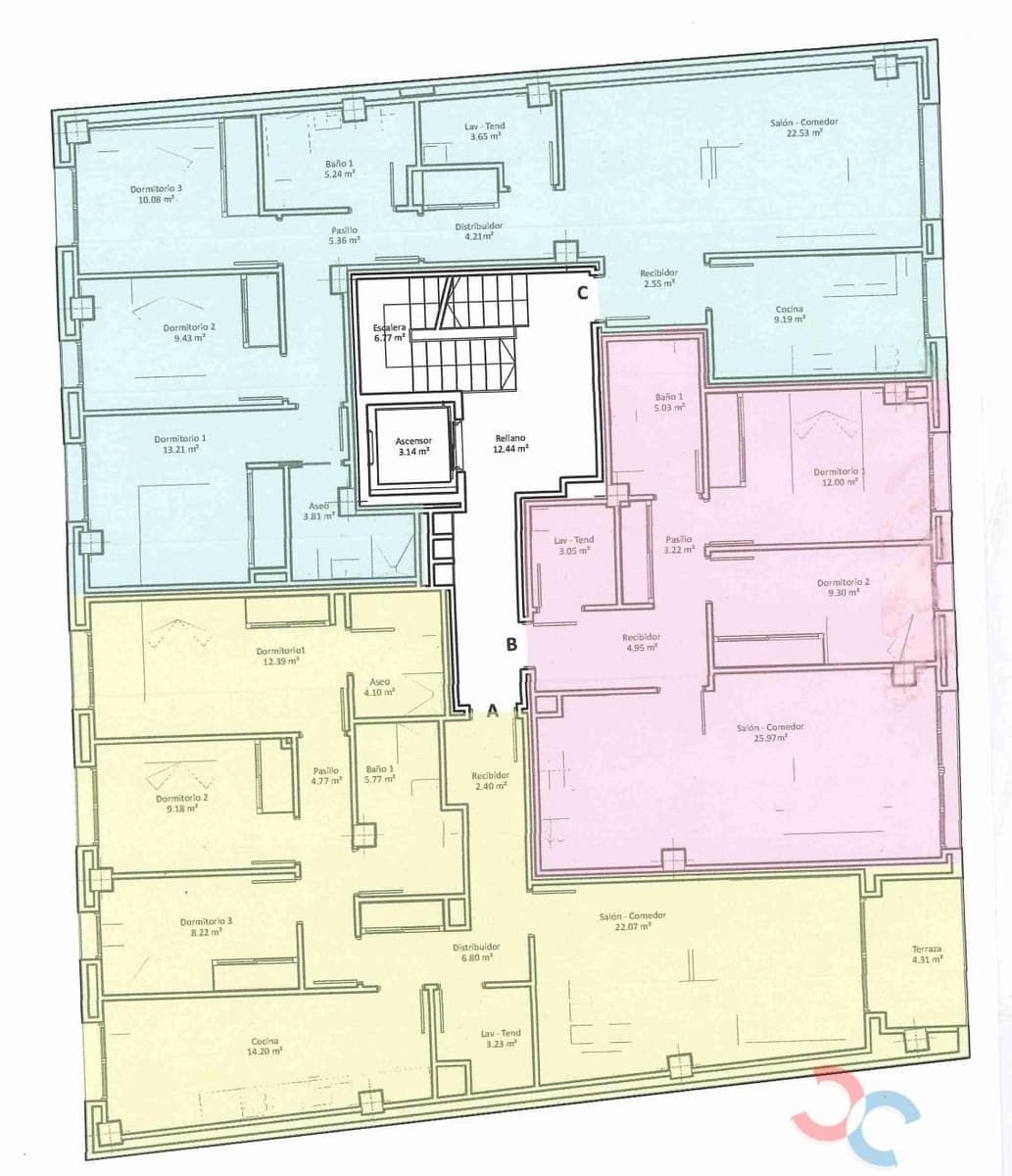 Piso de 3 habitaciones en Marín en venta con garaje - 230.000 € (Ref: 8892187)