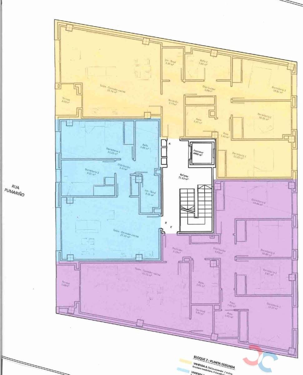 Piso de 2 habitaciones en Marín en venta con garaje - 175.000 € (Ref: 9500687)