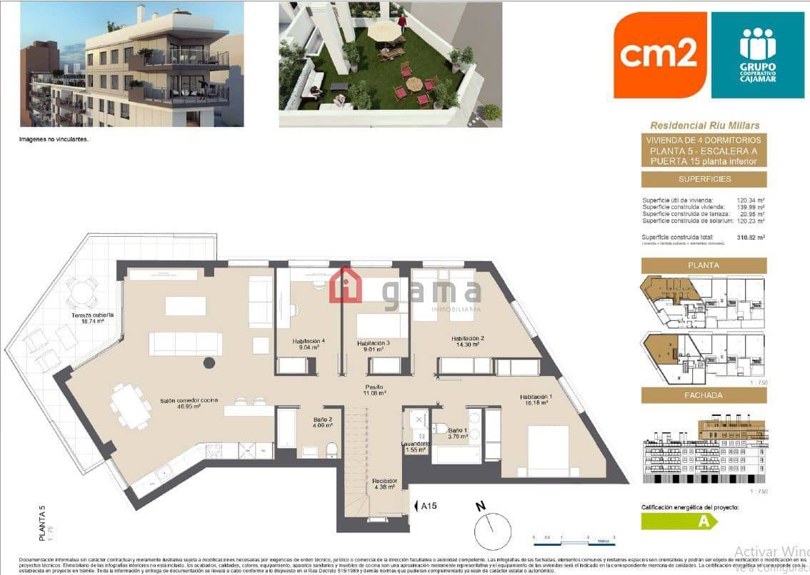 4 sypialnia Mieszkanie na sprzedaż w Castello de la Plana - 462 000 € (Ref: 10030165)