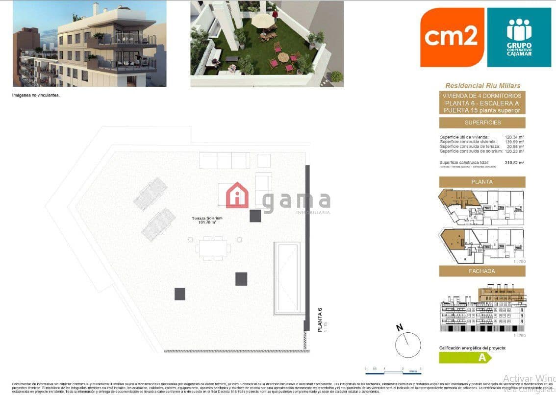 4 sypialnia Mieszkanie na sprzedaż w Castello de la Plana - 462 000 € (Ref: 10030165)