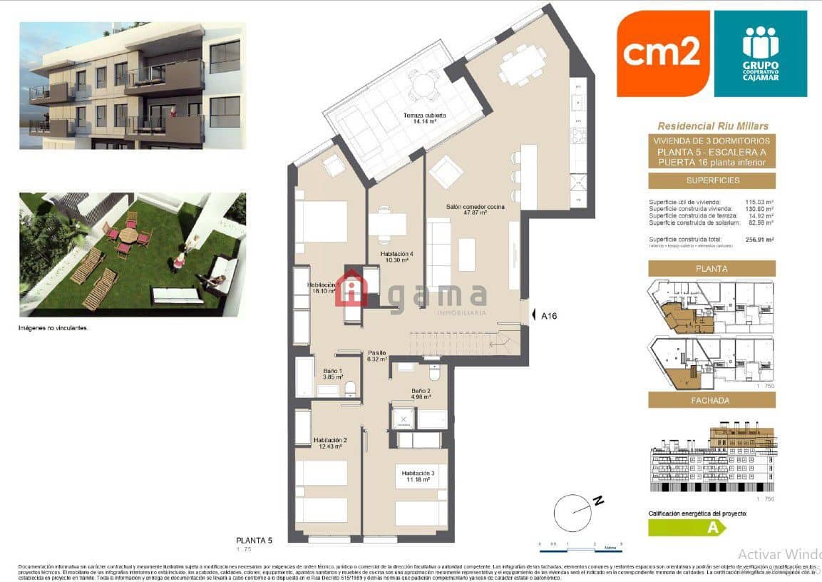 4 sypialnia Mieszkanie na sprzedaż w Castello de la Plana - 398 000 € (Ref: 10030166)
