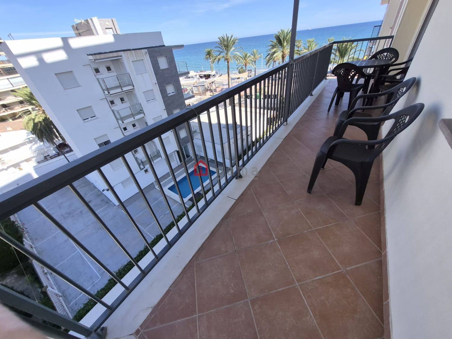 3 sovrum Lägenhet att hyra i Benicassim med pool garage - 900 € (Ref: 10080579)