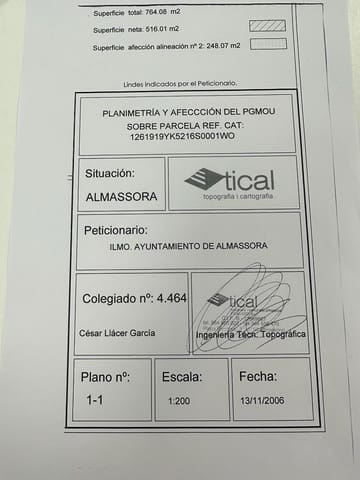 Undeveloped Land for sale in Almassora / Almazora - € 450,000 (Ref: 7696674)