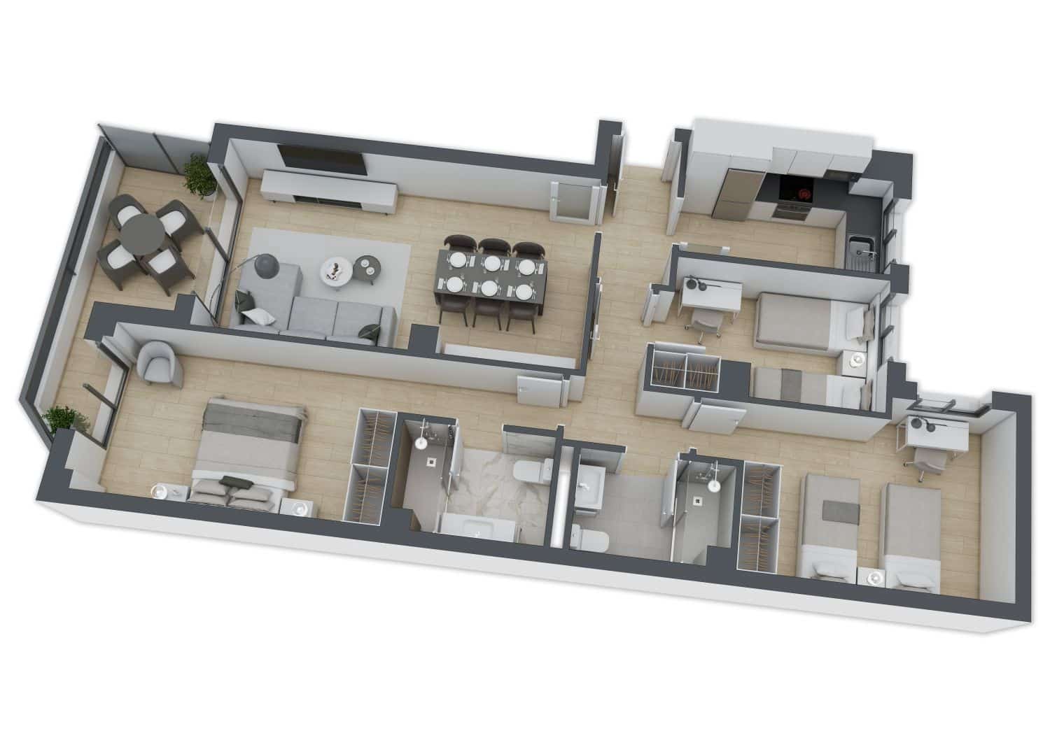 Piso de 3 habitaciones en Castelló de la Plana en venta - 208.000 € (Ref: 9220282)