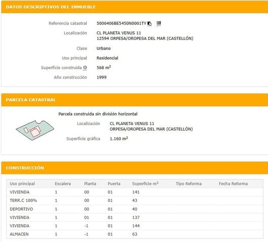 7 makuuhuone Huvila myytävänä paikassa Oropesa  - 789 000 € (Ref: 9233110)