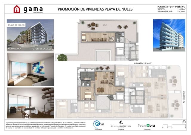 2 sovrum Takvåning till salu i Nules - 225 000 € (Ref: 9338537)