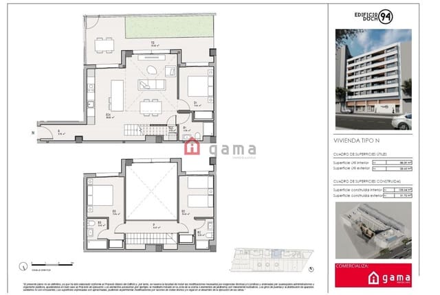 3 sypialnia Apartament na sprzedaż w Castelló de la Plana z garażem - 272 000 € (Ref: 9413819)