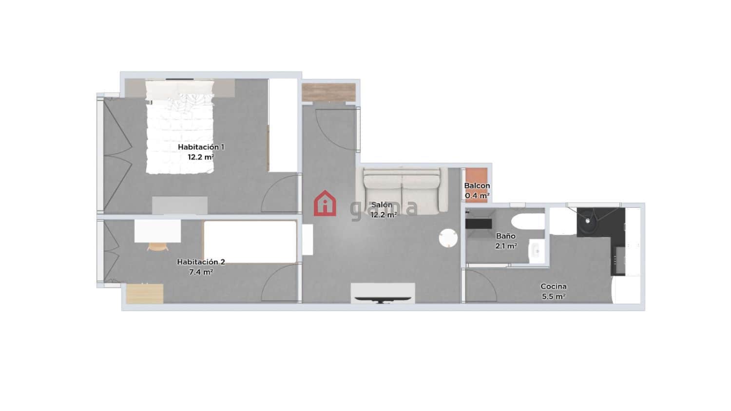 2 sypialnia Mieszkanie na sprzedaż w Vila-real - 85 000 € (Ref: 9611287)