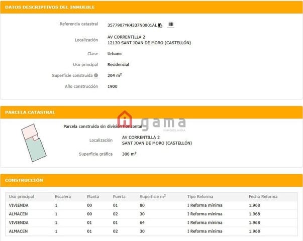 3 quarto Casa em Banda para venda em San Juan de Moró - 68 200 € (Ref: 9695137)