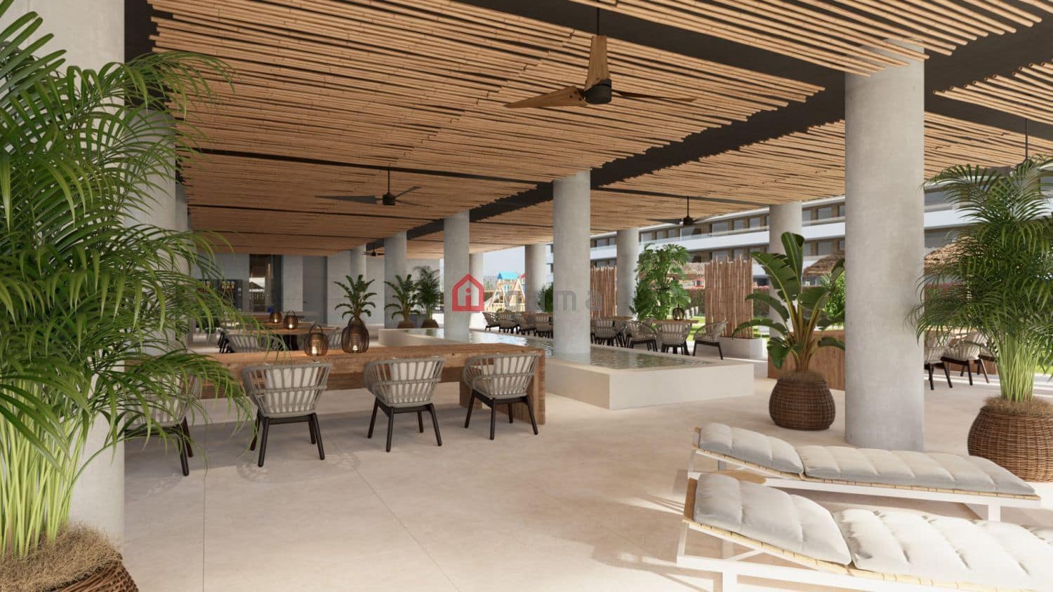 2 makuuhuone Kattohuoneisto myytävänä paikassa Moncofa mukana 
autotalli - 380 000 € (Ref: 9807827)